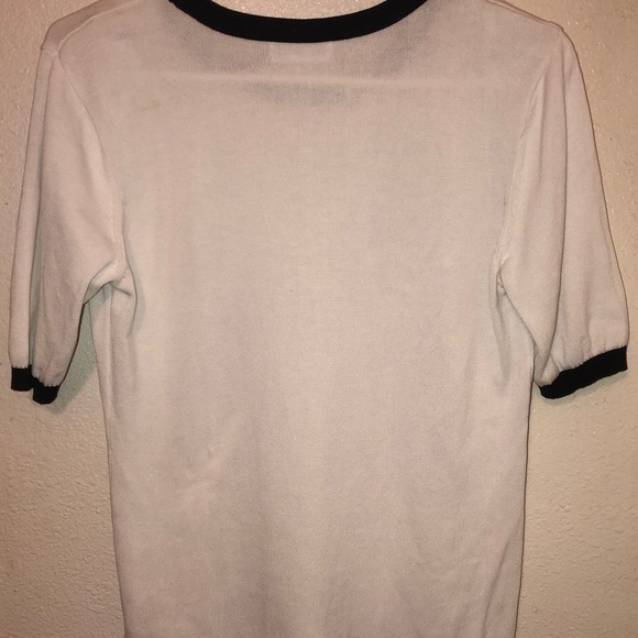 Calvin Klein Women’s Short Sleeve Sweater Top Blouse - Picture 2 of 3